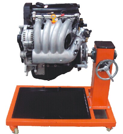 HY-QC719C型汽油電控發(fā)動機拆裝實訓臺（發(fā)動機翻轉(zhuǎn)臺架）